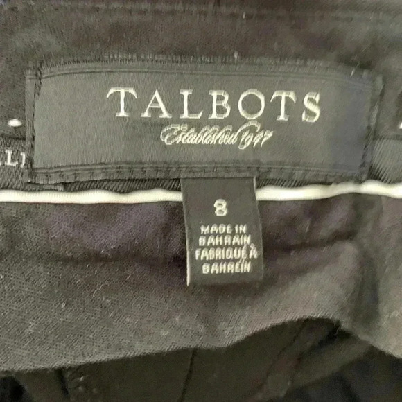 Talbots high rise, signature boot  cut black dress pants - Picture 11 of 11